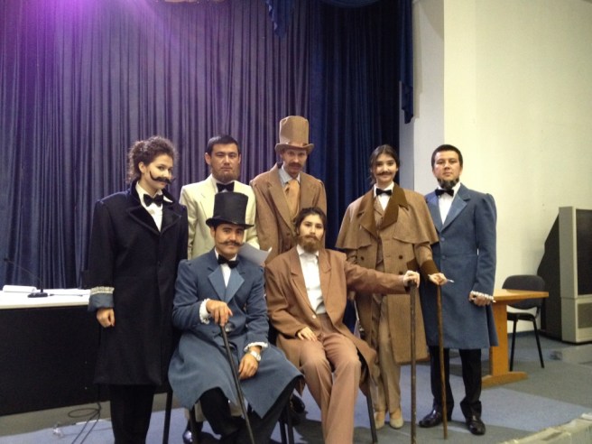 The UWED students - participans of  the negotiation between Russia and Japan in 1905